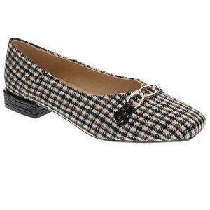Masseys Houndstooth Black Multicolored Women's Loafers NEW Size 9.5